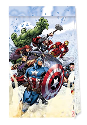 Procos 35134 Avengers Party Bags, Mehrfarbig von Procos