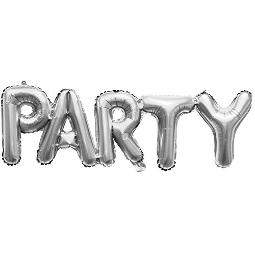 Procos 89808 - Folienballon Party, Befüllung mit Helium oder Luft, Geburtstag, Dekoration, Party, Jubiläum von Procos