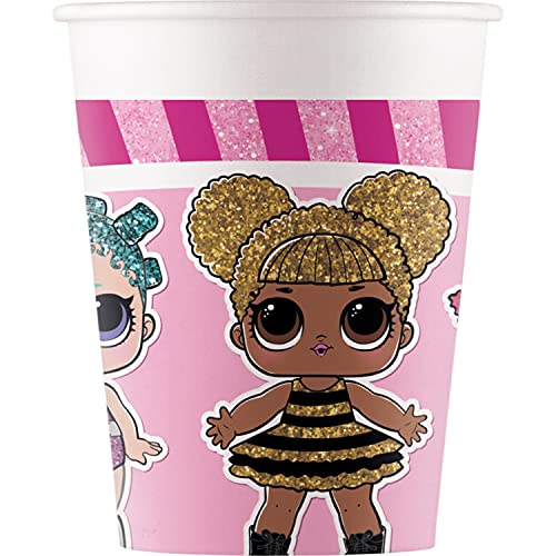 Procos 93469 - Party-Becher LOL, max. Füllmenge 200 ml, 8 Stück, Einwegbecher aus Papier, Kindergeburtstag, Party-Geschirr, FSC® Mix Procos 93469 - Party-Becher LOL, max. Füllmenge 200 ml, 8 Stück, Einwegbecher aus Papier, Kindergeburtstag, Party-Geschirr, FSC® Mix von Procos