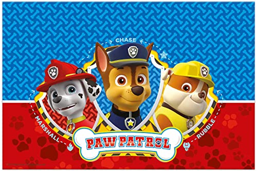 Procos Folat 93343P Tischdecke FSC Paw Patrol-120x180 cm, Mehrfarben von Procos