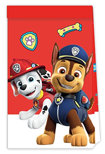 Procos Lizenz Folat 94105P Kleine Tüten FSC Paw Patrol-4 Stück, Mehrfarben, Small von Procos