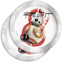 Star Wars Episode 8 Rebels Partyteller, 8 Stk, 22cm von Procos