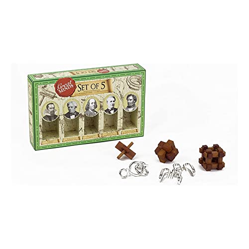 Great Minds Set of 5 Puzzles (Men) von Professor PUZZLE