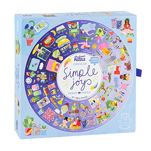 Professor Puzzle The Simple Joys Puzzle, 1.000 Teile, ab 12 Jahren, für 1 Spieler von Professor PUZZLE