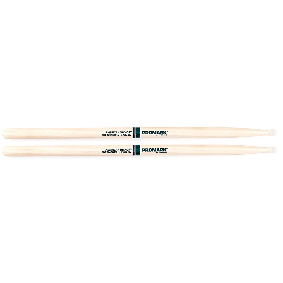 Promark Classic Forward Raw Hickory 2B Nylon Tip Drumsticks von Promark