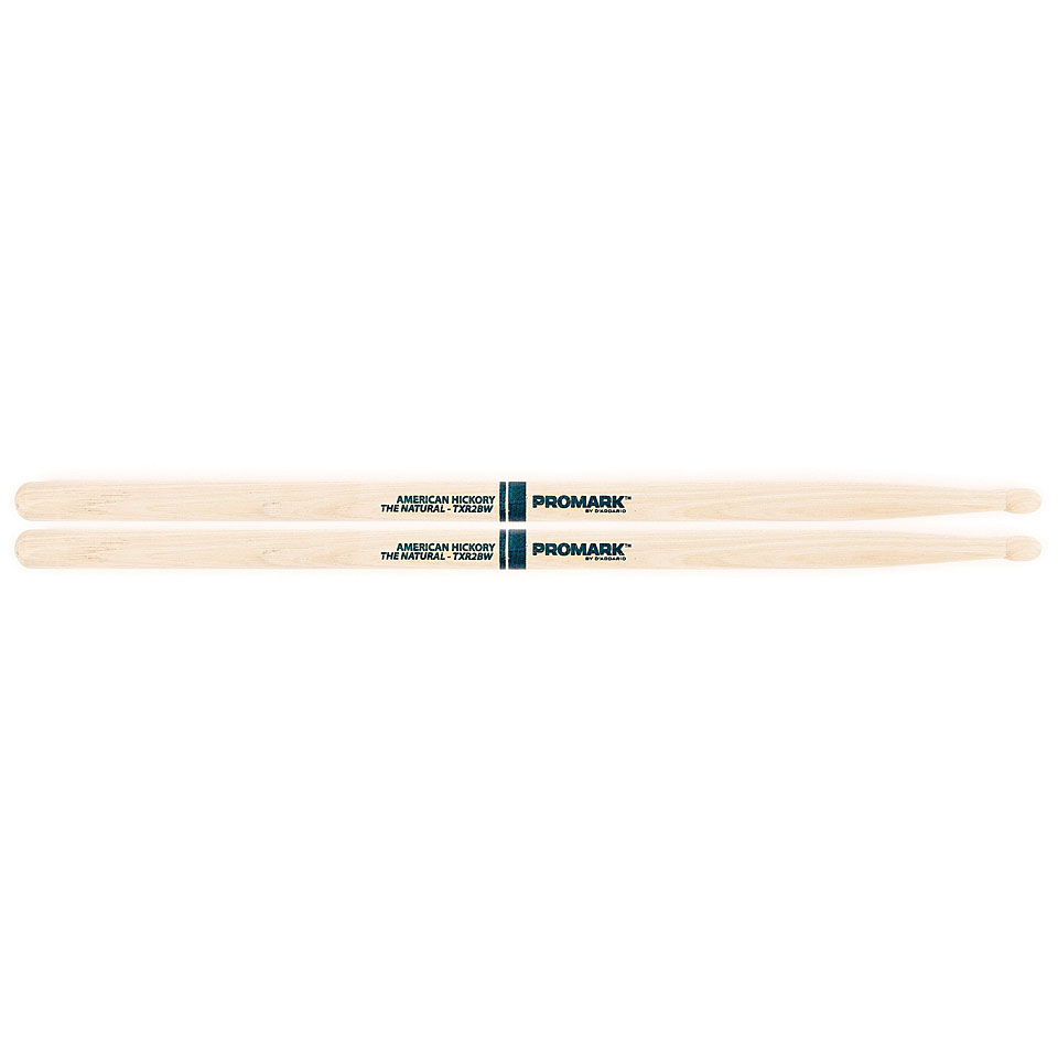 Promark Classic Forward Raw Hickory 2B Wood Tip Drumsticks von Promark