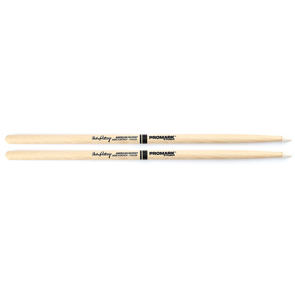 Promark Hickory 420 Mike Portnoy Nylon Tip Drumsticks von Promark