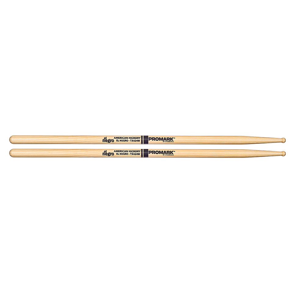 Promark Hickory 424 Horacio "El Negro" Hernandez Wood Tip Drumsticks von Promark