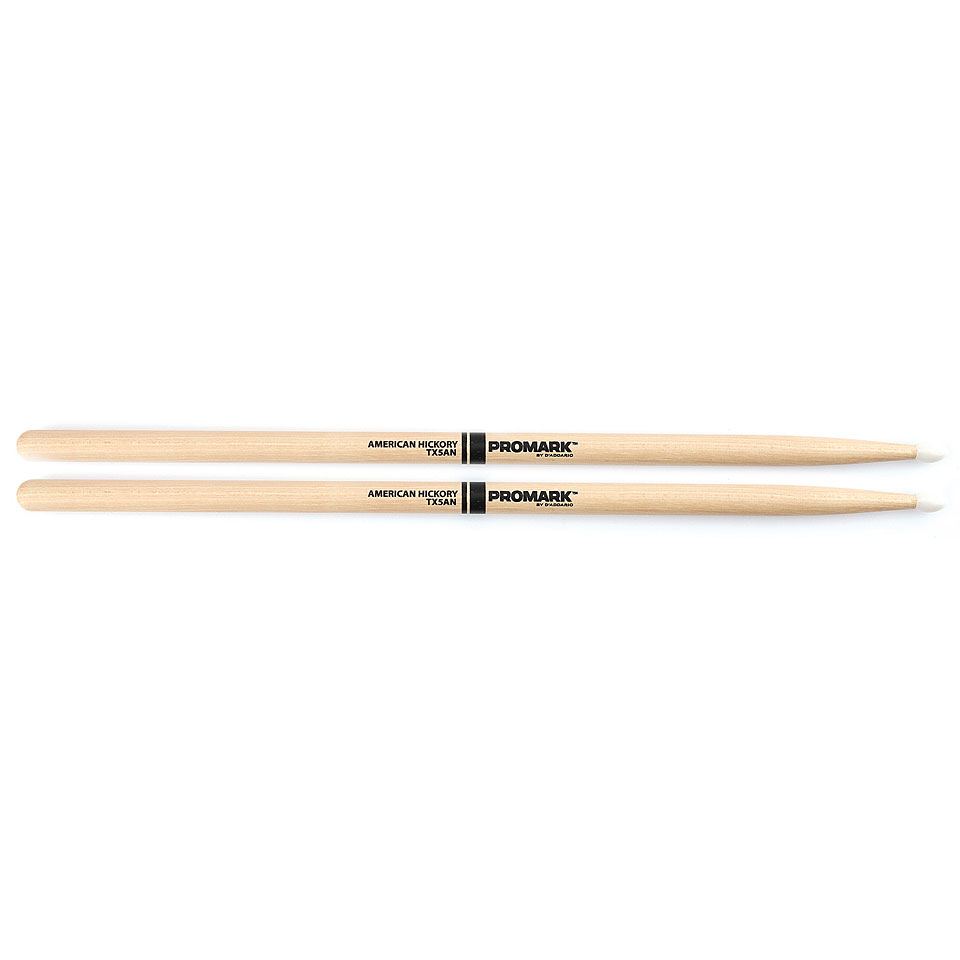 Promark Classic Forward Hickory 5A Oval Nylon Tip Drumsticks von Promark