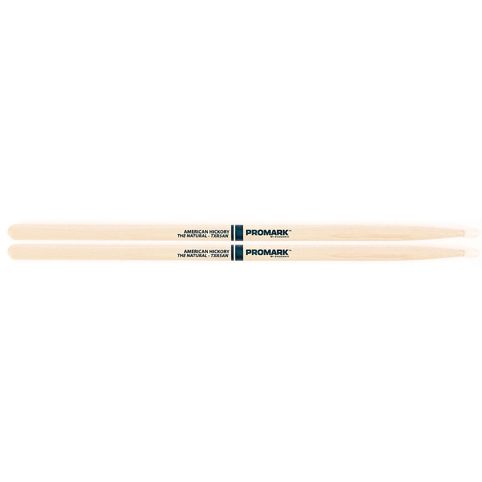 Promark Classic Forward Raw Hickory 5A Oval Nylon Tip Drumsticks von Promark