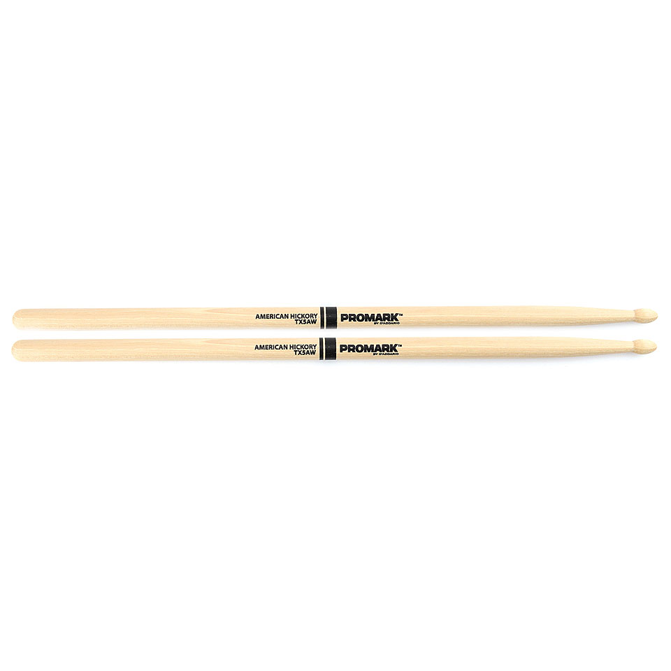 Promark Classic Forward Hickory 5A Oval Wood Tip Drumsticks von Promark