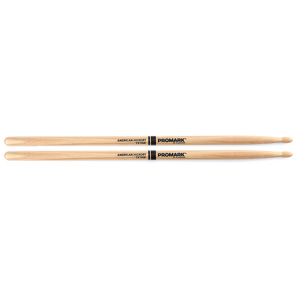 Promark Classic Forward Hickory 7A Oval Wood Tip Drumsticks von Promark