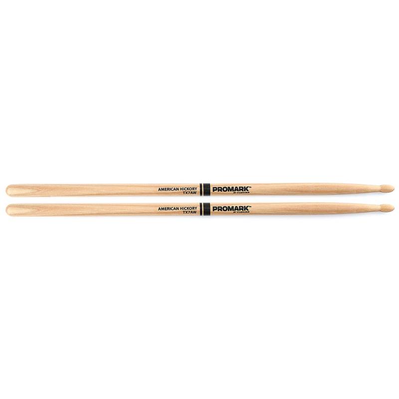 Promark Classic Forward Hickory 7A Oval Wood Tip Drumsticks von Promark