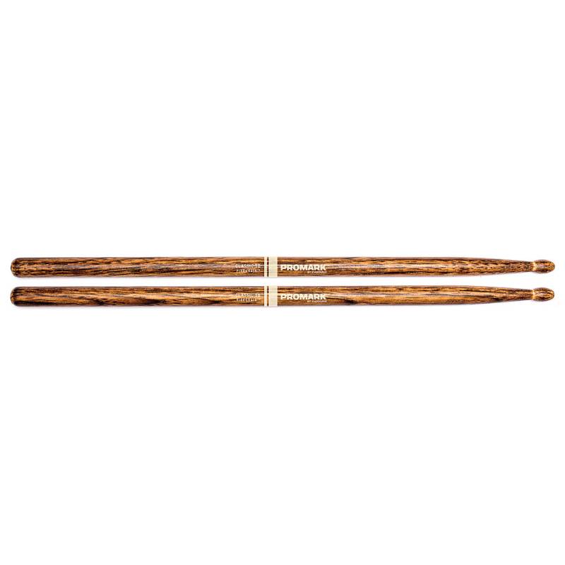 Promark Classic Forward Hickory FireGrain 5B Oval Wood Tip Drumsticks von Promark