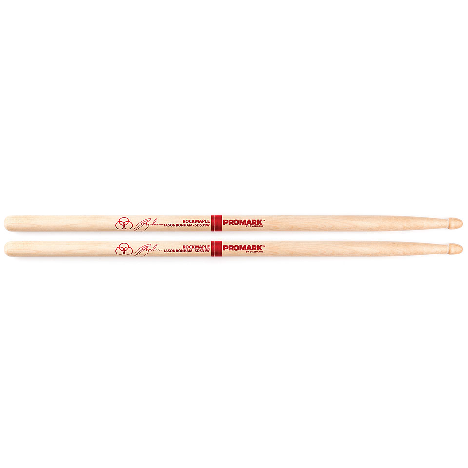 Promark Maple 531 Jason Bonham Wood Tip Drumsticks von Promark