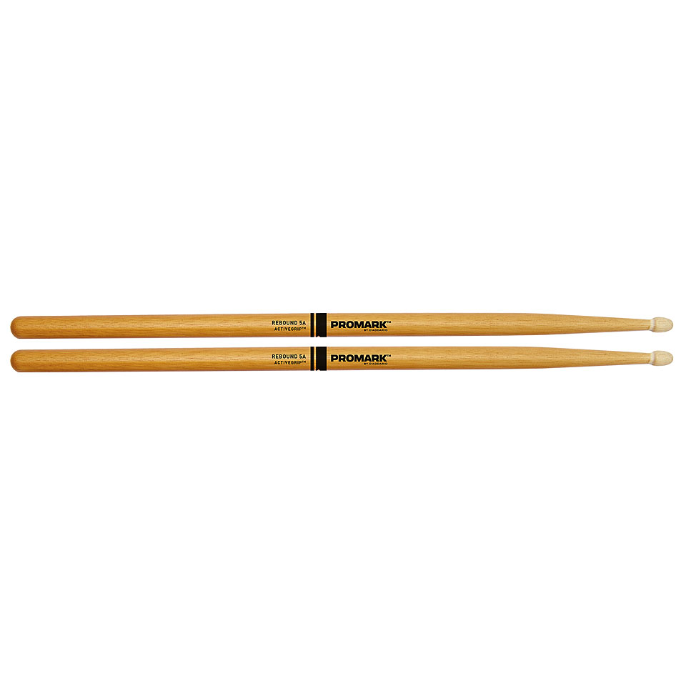 Promark Rebound Balance 5A Active Grip Clear Drumsticks von Promark