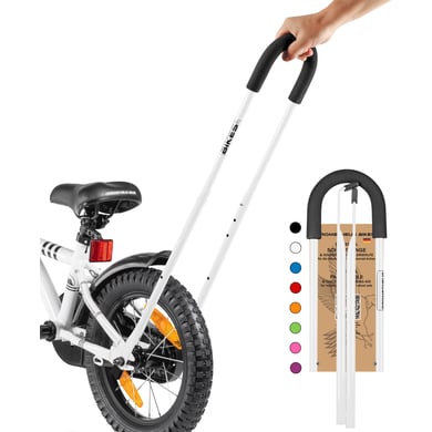 PROMETHEUS BICYCLES® Schiebestange für Kinderfahrrad, weiß von Prometheus Bicycles