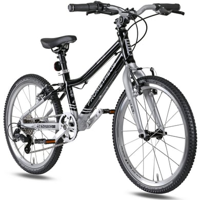 PROMETHEUS BICYCLES® PRO Kinderfahrrad 20 SOOT-BLACK, schwarz-silber von Prometheus Bicycles