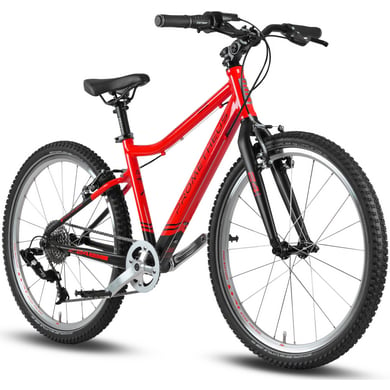 PROMETHEUS BICYCLES PRO® Kinderfahrrad 24 Zoll, Rot Schwarz CRIMSON RED von Prometheus Bicycles