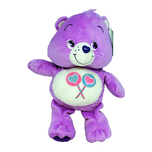 Promo-Dis Die Glücksbärchis - Care Bear - 40 cm Teile-gern-Bärchi - lila Plüschtier ab 3 Jahren von Promo-Dis