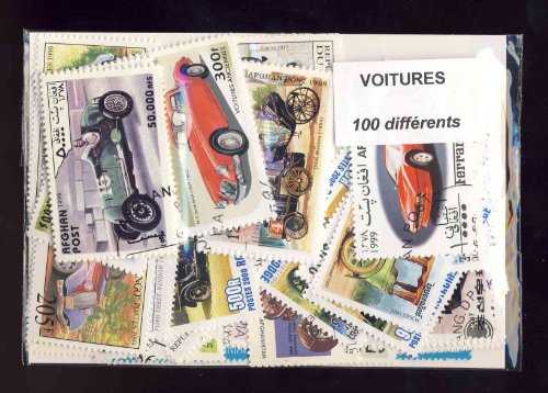 Prophila Collection Motive 100 Verschiedene Auto und Motorfahrzeuge Briefmarken (Briefmarken für Sammler) Autos/Straßenverkehr von Prophila Collection