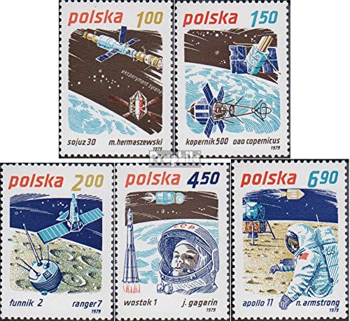 Polen 2659-2663 (kompl.Ausg.) postfrisch ** MNH 1979 Erforschung des Kosmos (Briefmarken für Sammler) Weltraum von Prophila Collection