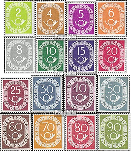 Prophila Collection BRD (BR.Deutschland) 123-138 (kompl.Ausg.) postfrisch ** MNH 1951 Posthorn (Briefmarken für Sammler) von Prophila Collection