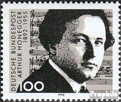 Prophila Collection BRD (BR.Deutschland) 1596 (kompl.Ausg.) FDC Ersttagsbrief 1992 Arthur Honegger (Briefmarken für Sammler) Musik/Tanz von Prophila Collection