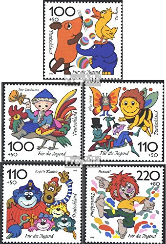 Prophila Collection BRD (BR.Deutschland) 1990-1994 (kompl.Ausg.) postfrisch ** MNH 1998 Zeichentrick - Maja, Pumuckl u.a. (Briefmarken für Sammler) Comics von Prophila Collection