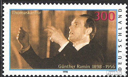 Prophila Collection BRD (BR.Deutschland) 2020 (kompl.Ausg.) postfrisch ** MNH 1998 100 Geburtstag Günther Ramin (Briefmarken für Sammler) Musik/Tanz von Prophila Collection