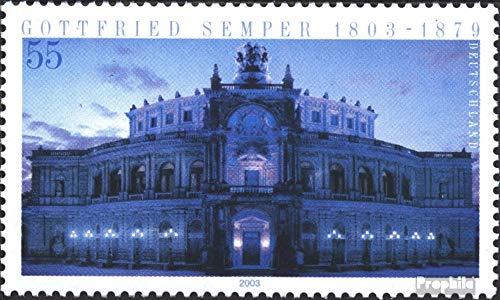 Prophila Collection BRD (BR.Deutschland) 2371 (kompl.Ausg.) postfrisch ** MNH 2003 Semper Semperoper Dresden (Briefmarken für Sammler) Musik/Tanz von Prophila Collection