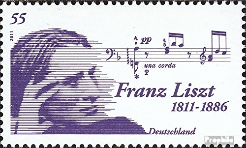 Prophila Collection BRD (BR.Deutschland) 2846 (kompl.Ausg.) postfrisch ** MNH 2011 Franz Liszt (Briefmarken für Sammler) Musik/Tanz von Prophila Collection