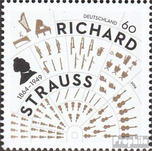 Prophila Collection BRD (BR.Deutschland) 3086 (kompl.Ausg.) postfrisch ** MNH 2014 Richard Strauss (Briefmarken für Sammler) Musik/Tanz von Prophila Collection