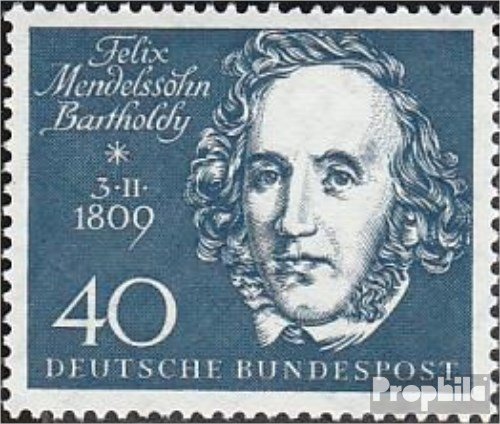 Prophila Collection BRD (BR.Deutschland) 319 postfrisch ** MNH 1959 Einweihung der Beethovenhalle in BO (Briefmarken für Sammler) Musik/Tanz von Prophila Collection