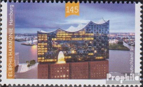 Prophila Collection BRD (BR.Deutschland) 3278 (kompl.Ausg.) postfrisch ** MNH 2017 Elbphilharmonie (Briefmarken für Sammler) Musik/Tanz von Prophila Collection