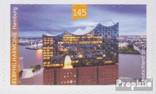 Prophila Collection BRD (BR.Deutschland) 3286 (kompl.Ausg.) Selbstklebende Ausgabe gestempelt 2017 Elbphilharmonie (Briefmarken für Sammler) Musik/Tanz von Prophila Collection