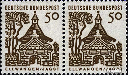 Prophila Collection BRD (BR.Deutschland) 458wP waagerechtes Paar postfrisch ** MNH 1964 Bauwerke (Briefmarken für Sammler) von Prophila Collection