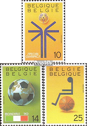 Prophila Collection Belgien 2413-2415 (kompl.Ausg.) postfrisch ** MNH 1990 Sport (Briefmarken für Sammler) Fußball von Prophila Collection