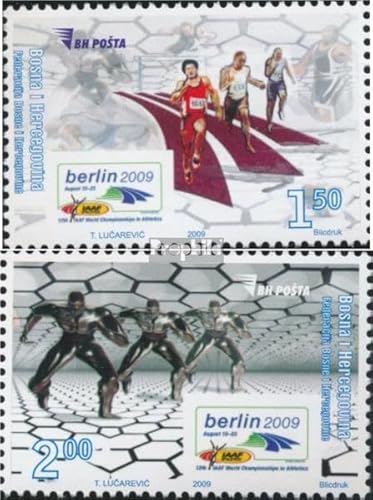 Prophila Collection Bosnien-Herzegowina 546-547 (kompl.Ausg.) postfrisch ** MNH 2009 Leichtathletik WM (Briefmarken für Sammler) Sport Sonstige von Prophila Collection