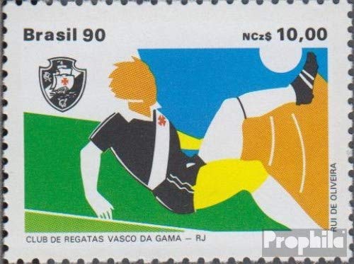 Prophila Collection Brasilien 2348 (kompl.Ausg.) postfrisch ** MNH 1990 Gewinner Goldpokal Fußball (Briefmarken für Sammler) Fußball von Prophila Collection