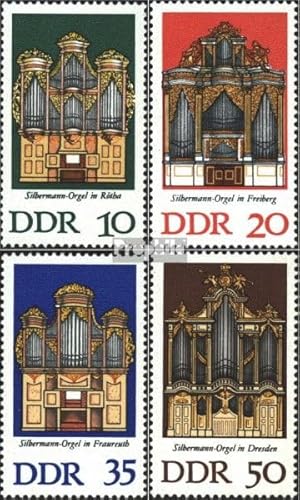 Prophila Collection DDR 2111-2114 (kompl.Ausgabe) gestempelt 1976 Orgeln (Briefmarken für Sammler) Musik/Tanz von Prophila Collection