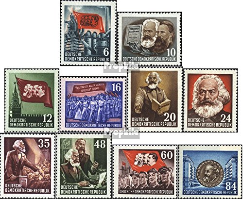 Prophila Collection DDR 344-353 (kompl.Ausg.) postfrisch ** MNH 1953 70.Todestag von Marx (Briefmarken für Sammler) von Prophila Collection