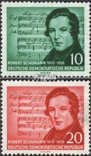 Prophila Collection DDR 528-529 (kompl.Ausg.) gestempelt 1956 Robert Schumann (Briefmarken für Sammler) Musik/Tanz von Prophila Collection