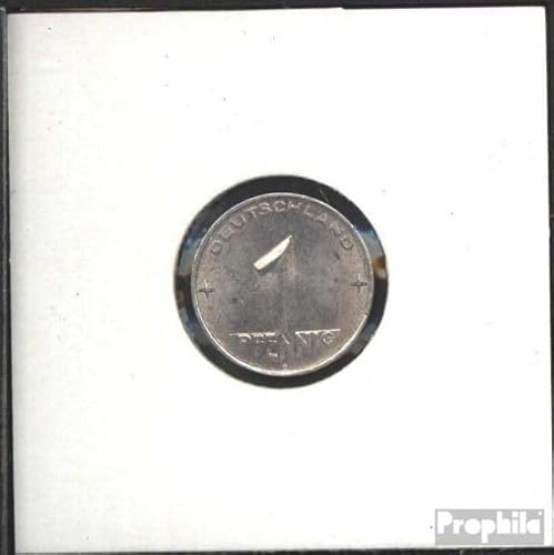 Prophila Collection DDR Jägernr: 1505 1952 A sehr schön Aluminium sehr schön 1952 1 Pfennig Hammer und Zirkel zwische (Münzen für Sammler - kein Zahlungsmittel) von Prophila Collection