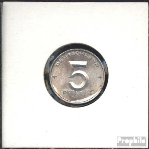 Prophila Collection DDR Jägernr: 1506 1952 A sehr schön Aluminium sehr schön 1952 5 Pfennig Hammer und Zirkel zwische (Münzen für Sammler - kein Zahlungsmittel) von Prophila Collection