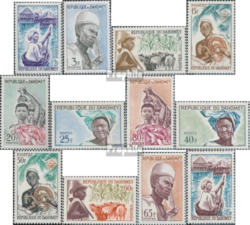 Prophila Collection Dahomey 200-211 (kompl.Ausg.) postfrisch ** MNH 1963 Menschen aus Dahomey (Briefmarken für Sammler) von Prophila Collection