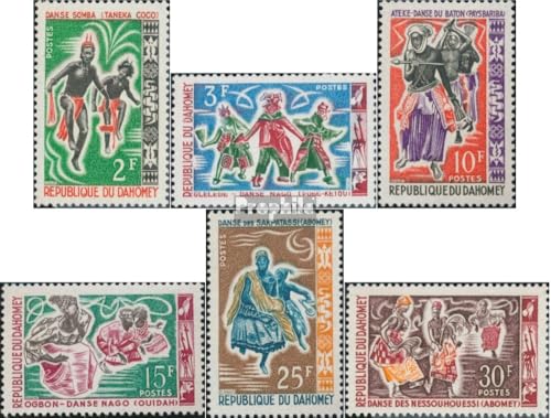 Prophila Collection Dahomey 233-238 (kompl.Ausg.) postfrisch ** MNH 1964 Volkstanz (Briefmarken für Sammler) Musik/Tanz von Prophila Collection