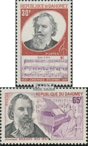 Prophila Collection Dahomey 488-489 (kompl.Ausg.) postfrisch ** MNH 1972 Johannes Brahms (Briefmarken für Sammler) Musik/Tanz von Prophila Collection