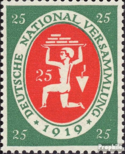 Prophila Collection Deutsches Reich 109 postfrisch ** MNH 1919 Nationalversammlung (Briefmarken für Sammler) von Prophila Collection