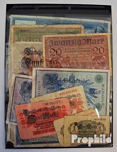 Prophila Collection Deutsches Reich 15 Verschiedene Banknoten Deutsches Kaiserreich (Banknoten für Sammler) von Prophila Collection